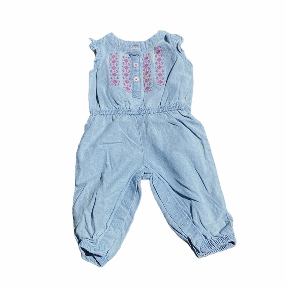 Carter's Other - Carter’s Light Denim Romper